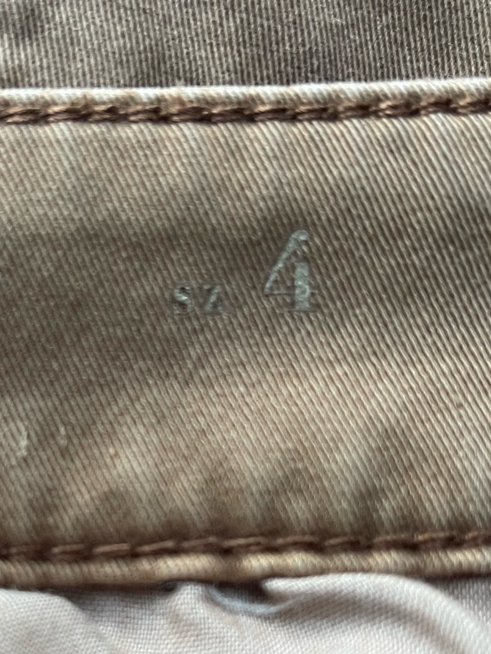 White House Black market Women’s Utility Light Brown Slim Ankle Pants EUC Size 4 - Picture 6 of 8